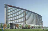 Hong Kong SkyCity Marriott Hotel at Hong Kong International Airport - Artist Impression