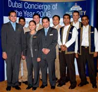 Finalists for the Dubai Concierge of the Year 2006 Award