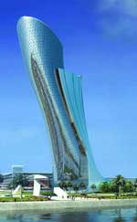 Hyatt to manage hotel in the stunning Capital Gate Building in Abu Dhabi - click to enlarge in new window