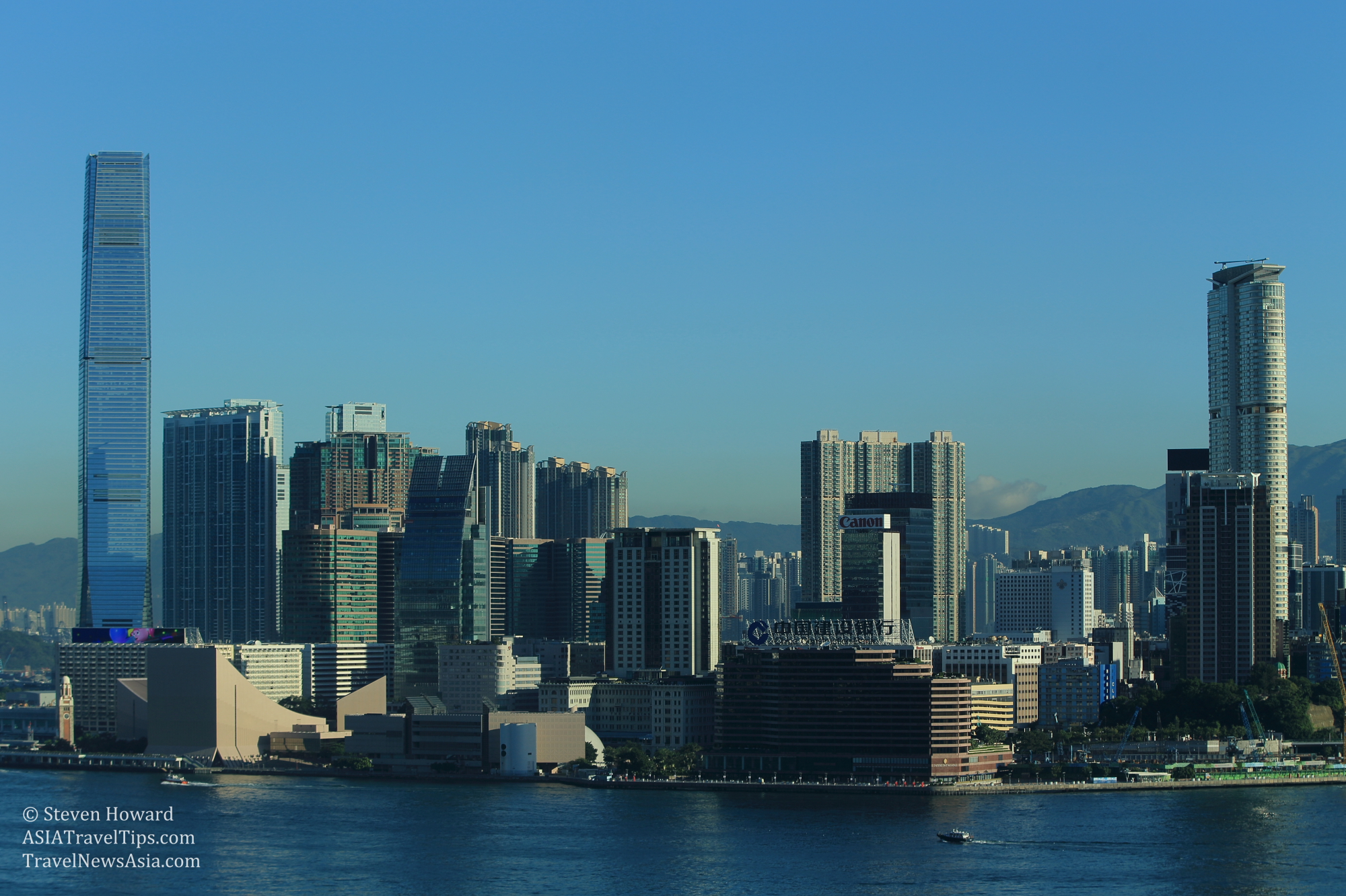 Hong Kong's majestic Victoria Harbour in August 2013. Picture by Steven Howard of TravelNewsAsia.com Click to enlarge.