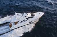 Luxury Yachts such as this Azimut 55E are expected to attract large numbers to Boat Asia 2008 in Singapore - click to enlarge (opens in a new window)