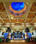 Stunning Lobby of the Grand Hyatt Muscat - click to enlarge (opens in a new window)