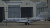 Bombardier Global 6000 reg: N543GL at Don Mueang Airport in Bangkok, Thailand.