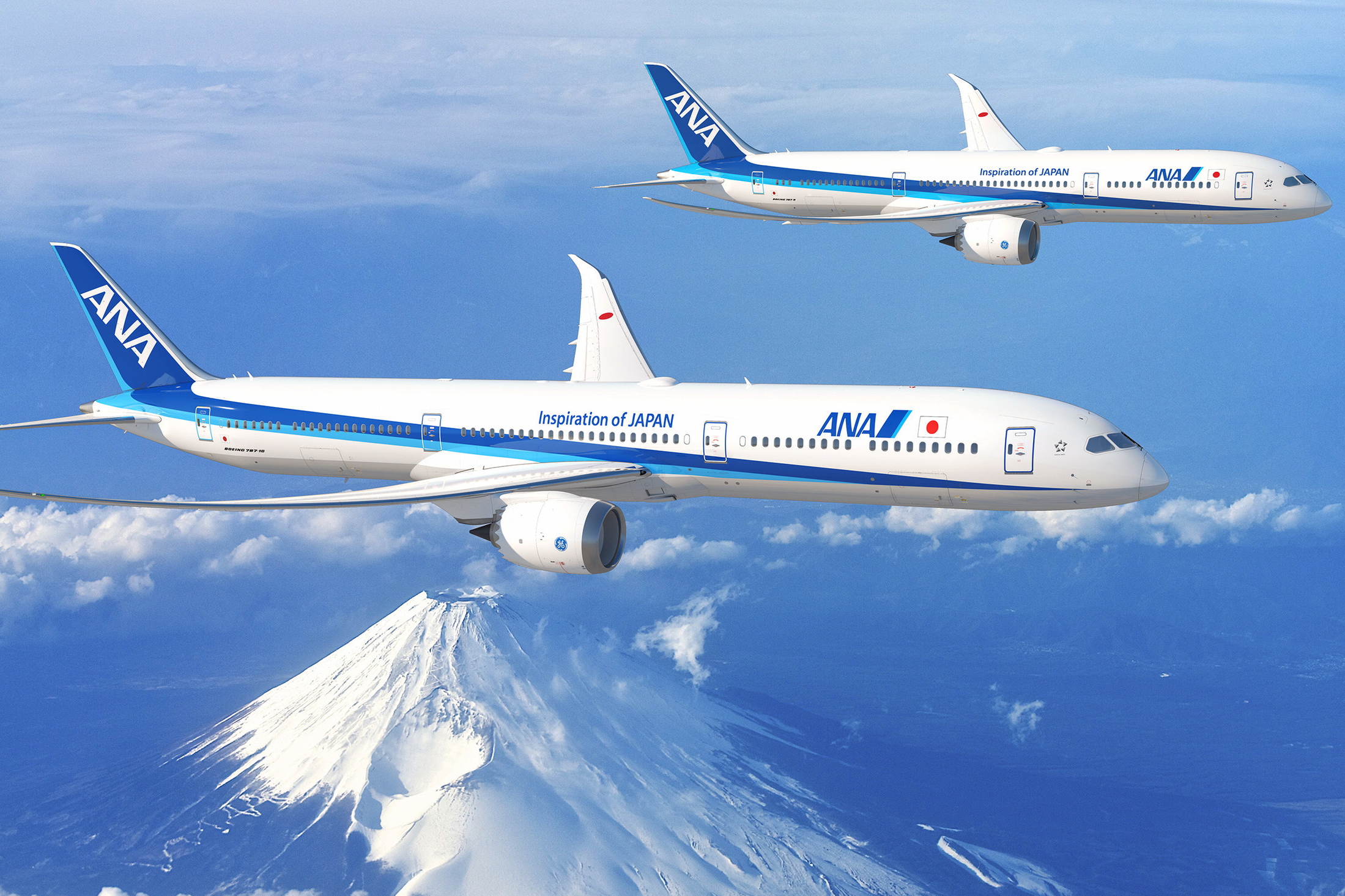 ANA has unveiled plans to acquire up to 20 more Boeing 787 Dreamliner airplanes. The agreement with Boeing includes 11 787-10s, one 787-9 and options for five 787-9s valued at more than $5 billion at list prices. The airline also plans to acquire three new 787-9 airplanes from Atlantis Aviation Corporation. Click to enlarge.