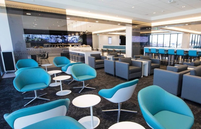 Air New Zealand's Regional Lounge in Auckland. Click to enlarge.