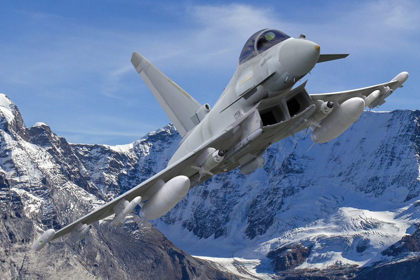 Airbus and the Federal Republic of Germany submitted their official offer to the Swiss Federal Office of Armaments (armasuisse) on Wednesday, for the sale of Eurofighter aircraft to Switzerland. Click to enlarge.