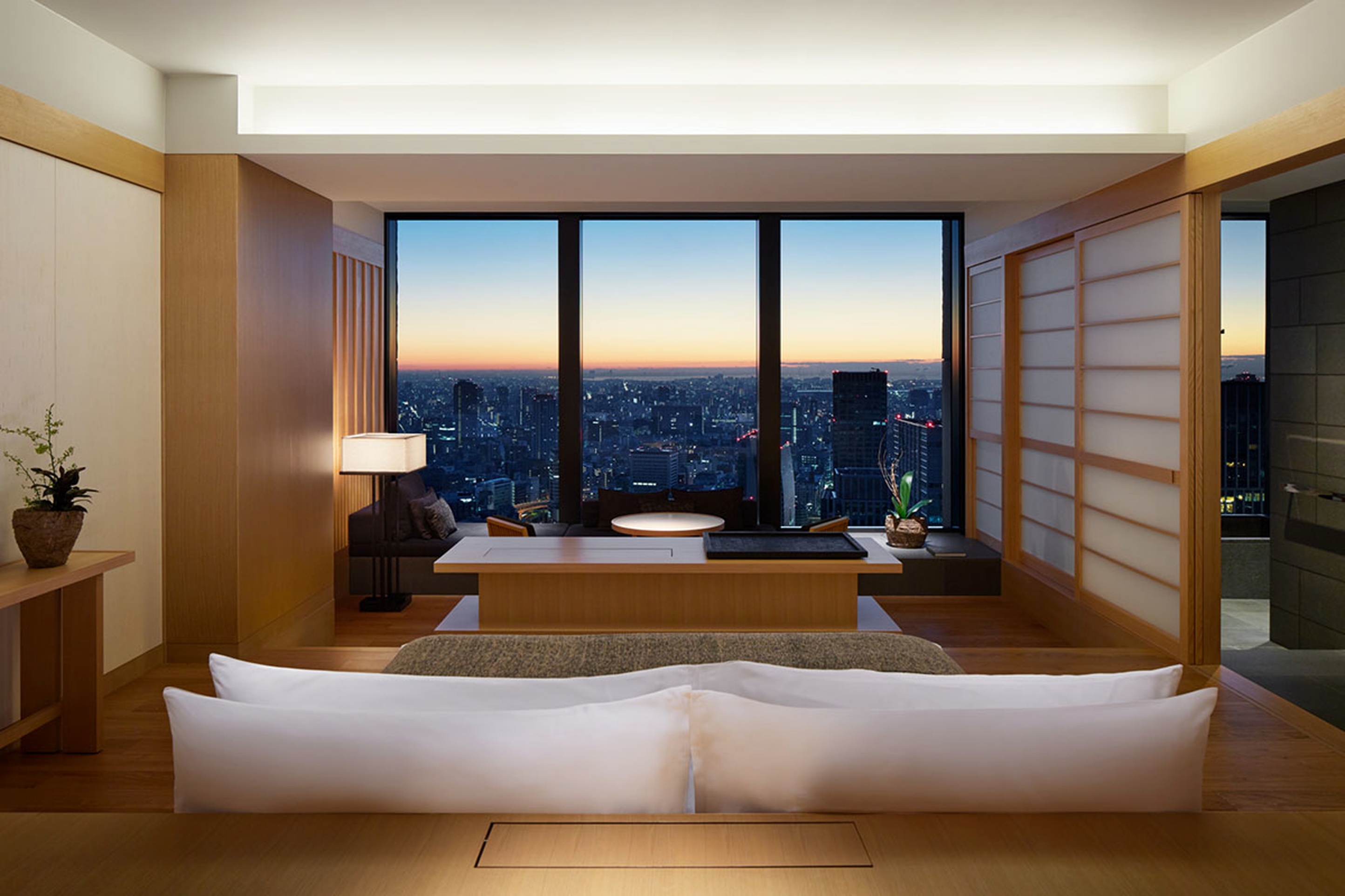Premier Room at the luxurious and ultra-exclusive Aman Tokyo Click to enlarge.