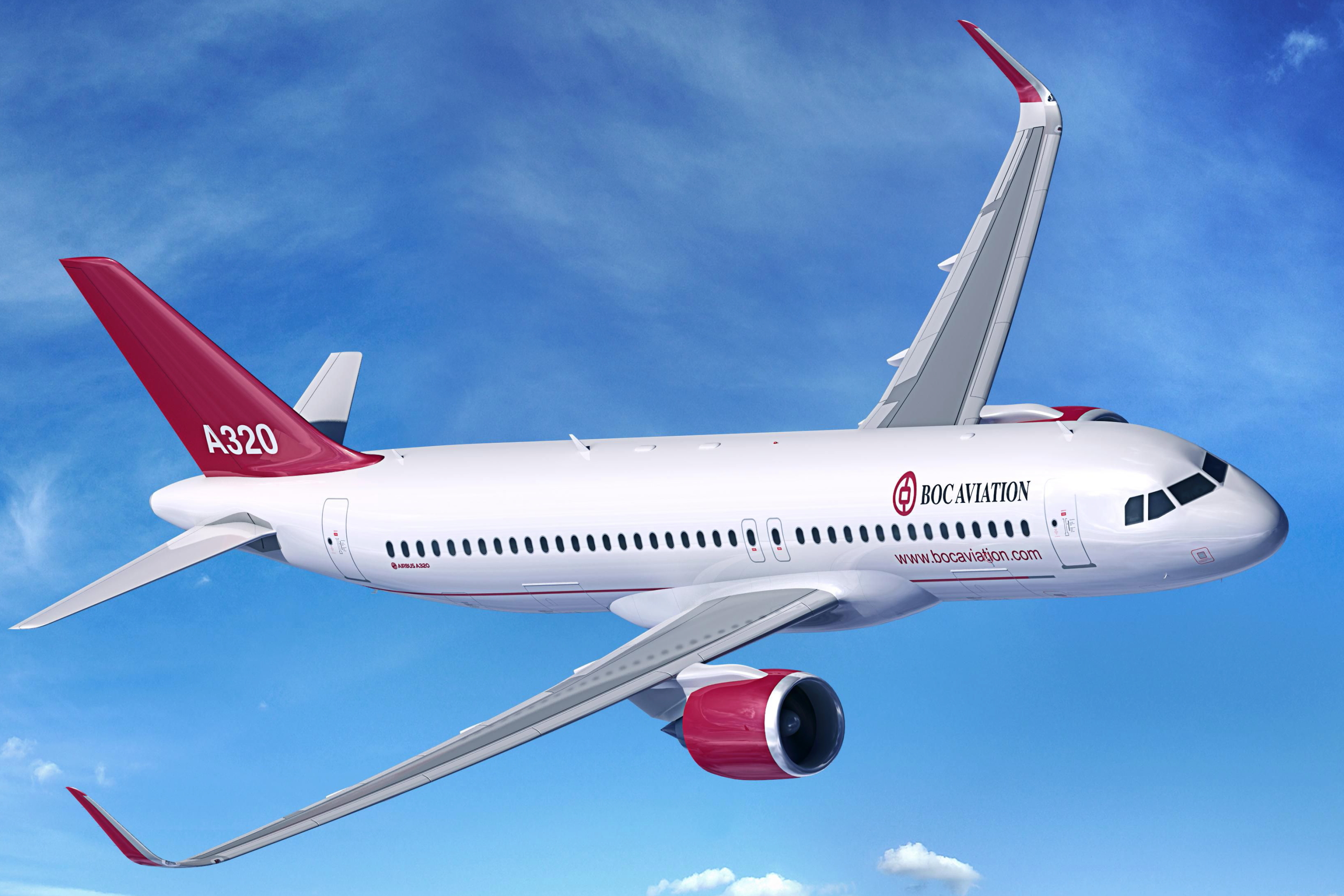 BOC Aviation, a Singapore-based lessor, has placed a firm order with Airbus for 20 A320neo aircraft.. Click to enlarge.