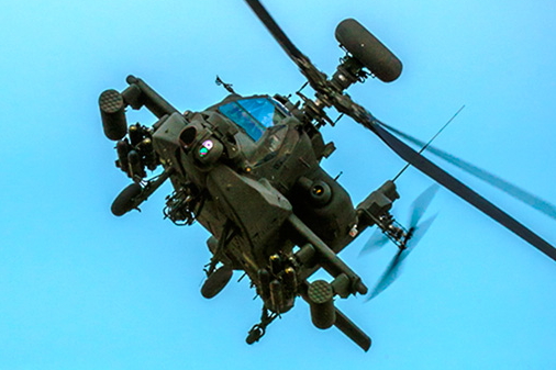 Boeing AH64 Apache Helicopter. Picture: Boeing. Click to enlarge.