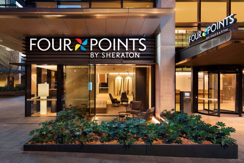 The Four Points by Sheraton Sydney Central Park, located near Sydney’s emerging Sydney Innovation and Technology precinct, has been put up for sale. Click to enlarge.