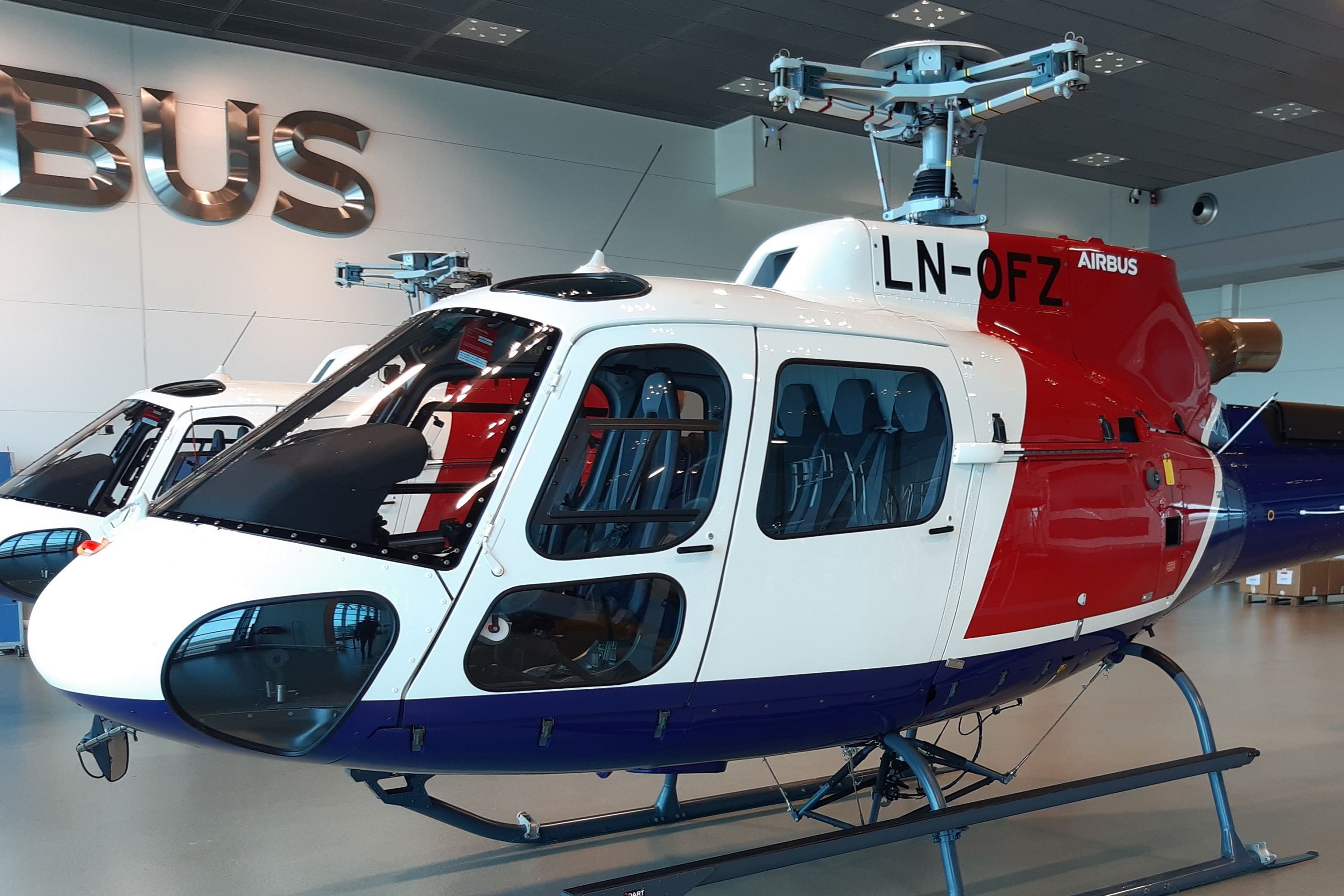Helitrans of Norway Airbus H125. Click to enlarge.