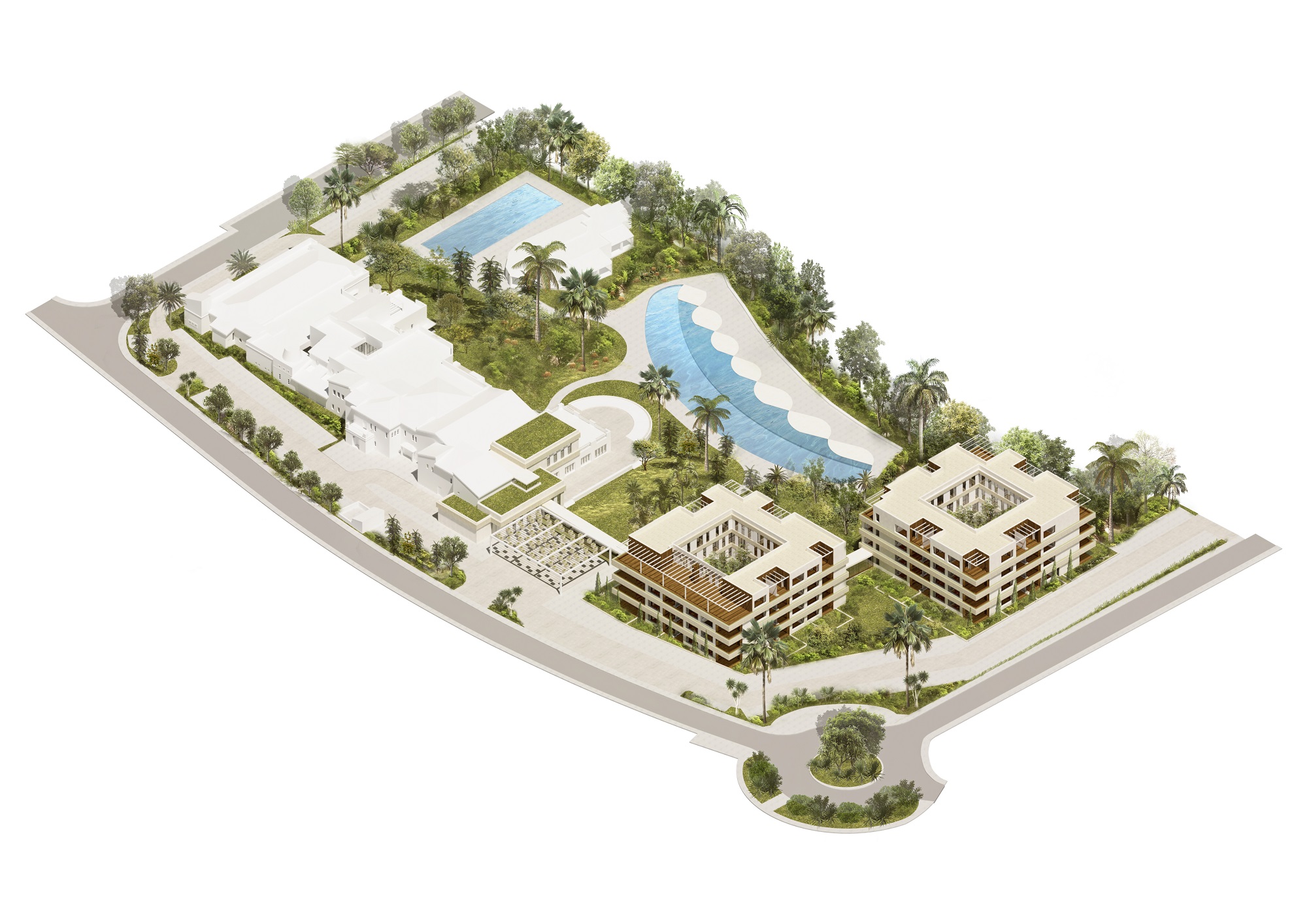 Scheduled to open in 2022, the Kimpton Mallorca will operate under a management agreement with Calvia Country Club S.A. Click to enlarge.