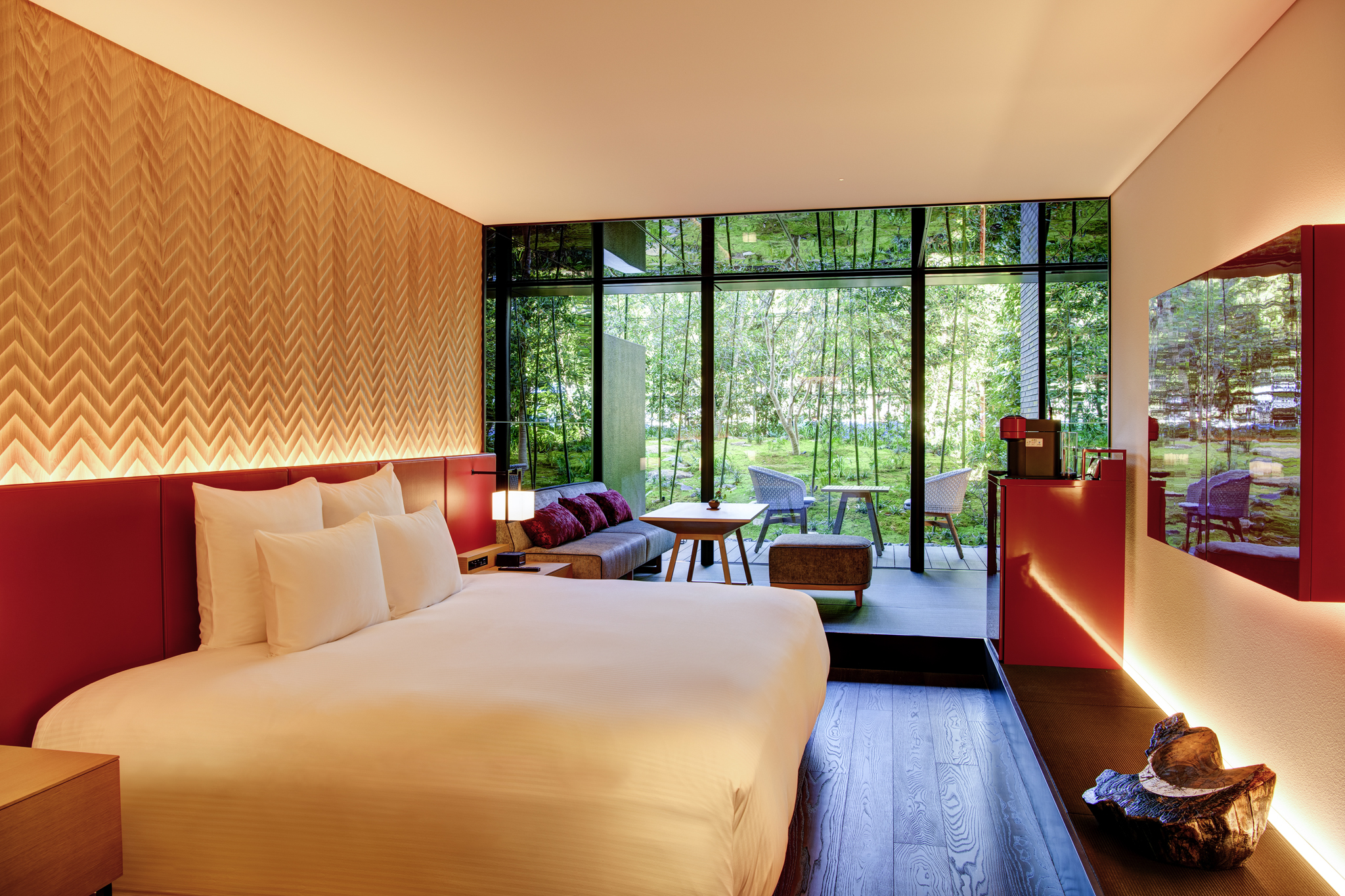 Accor has doubled its portfolio of MGallery hotels in Japan, with the opening of the Kyoto Yura Hotel Nijo Jo Bettei MGallery, the second in the country. The luxury boutique hotel was designed by Yukio Hashimoto and is centred around a Japanese garden. Click to enlarge.