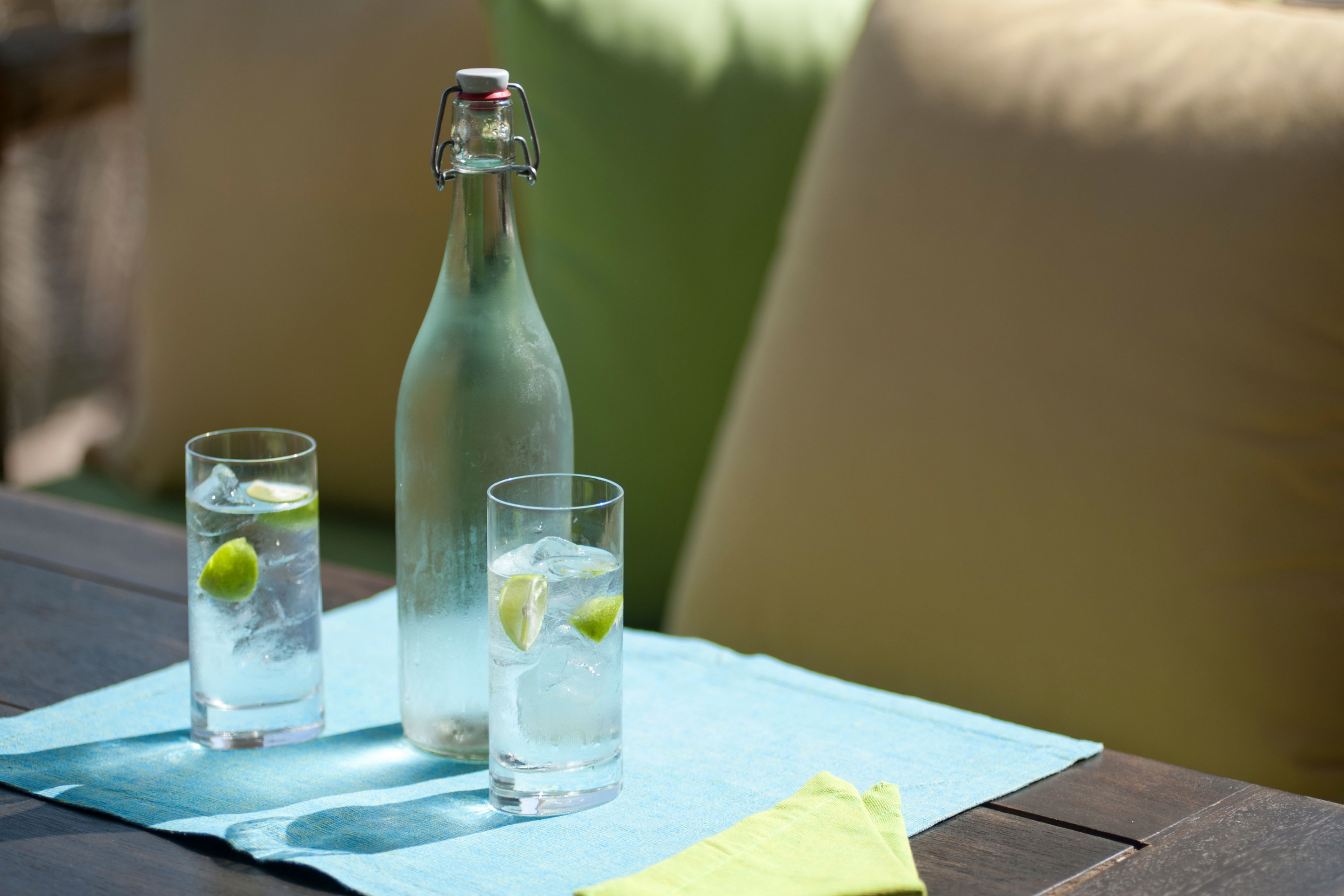Six Senses was one of the first hotel companies to replace plastic water bottles with reusable glass bottles. Click to enlarge.