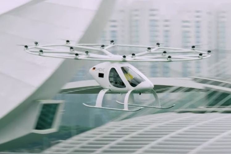 Volocopter, a pioneer in Urban Air Mobility (UAM), says that it is committed to launching an air taxi service in Singapore within the next three years. Click to enlarge.
