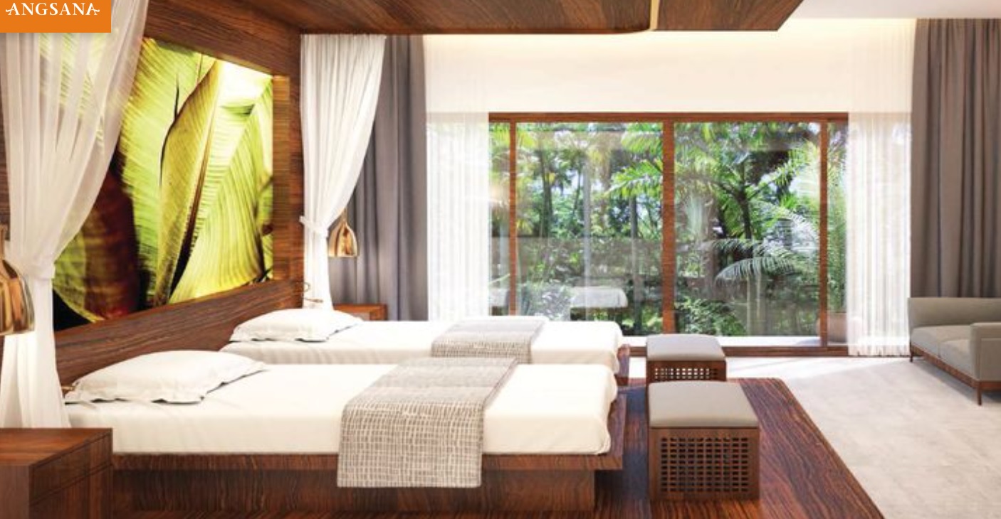 Deluxe Room at the Angsana Siem Reap. Click to enlarge.