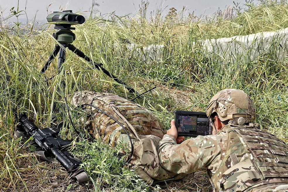 The D-JFI solution to be provided by Elbit Systems UK, is a networked, passive and active target acquisition solution that acquires, generates and communicates target information to effector systems for engagement of joint precision and non-precision fires. The solution is empowered by Artificial Intelligence and will interface with the radio communication systems of the British Army, Royal Air Force and Royal Marines. Click to enlarge.