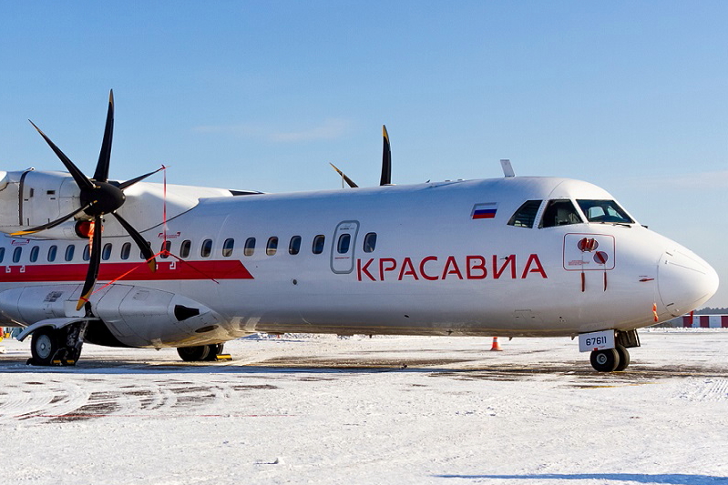 KrasAvia ATR 72-500. Click to enlarge.