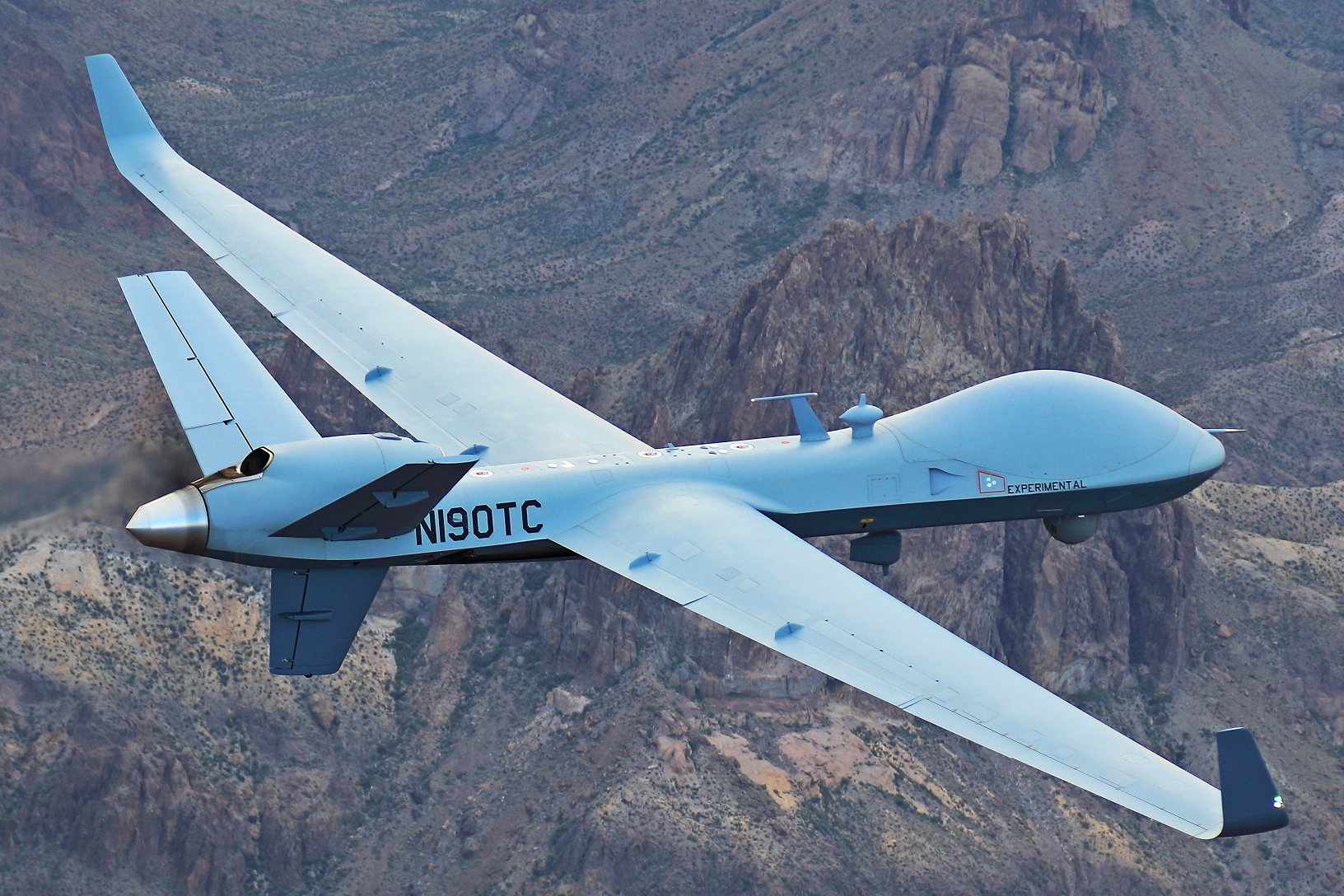 MQ-9B SkyGuardian Remotely Piloted Aircraft System (RPAS) Click to enlarge.