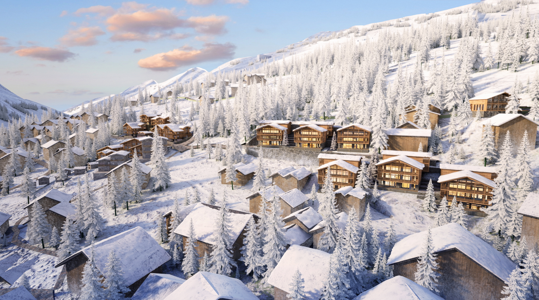 Scheduled to open in 2026, the 69-room Ritz-Carlton, Zermatt will be the first Ritz-Carlton ski resort in Europe and the second Ritz-Carlton hotel in Switzerland, joining The Ritz-Carlton Hotel de la Paix, Geneva. Click to enlarge.