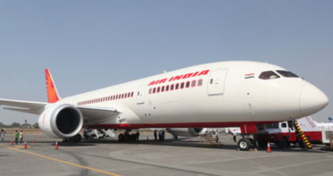 Air India Boeing 787.