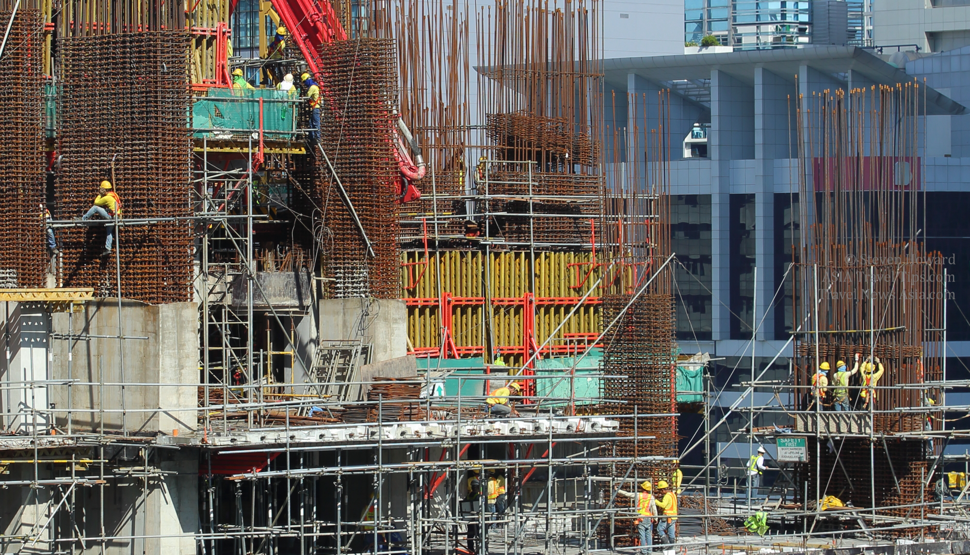 Construction in Manila, Philippines