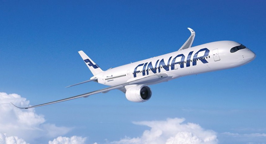 Finnair Airbus A350. Click to enlarge.