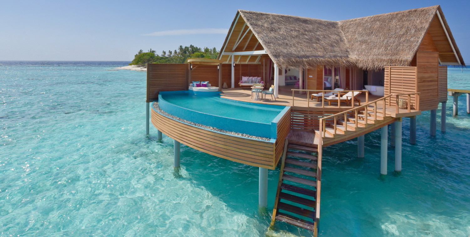 Luxury over water pool villa at Milaidhoo Island Resort Opens in Maldives