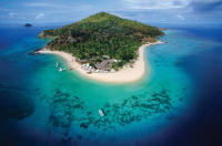 View of Outrigger Castaway Island Fiji Resort from above