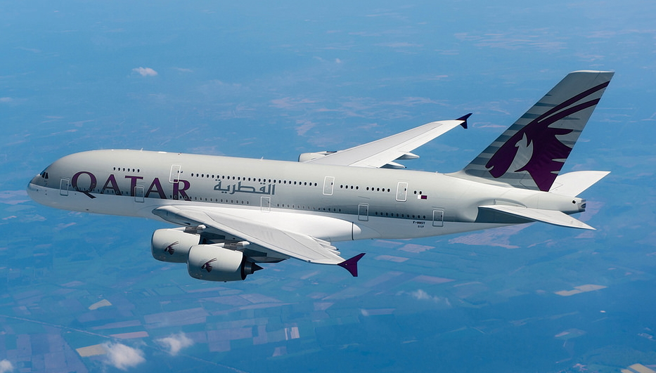 Qatar Airways Airbus A380.