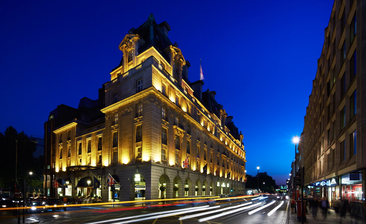 The Ritz London, one of the world's most famous luxury hotels.