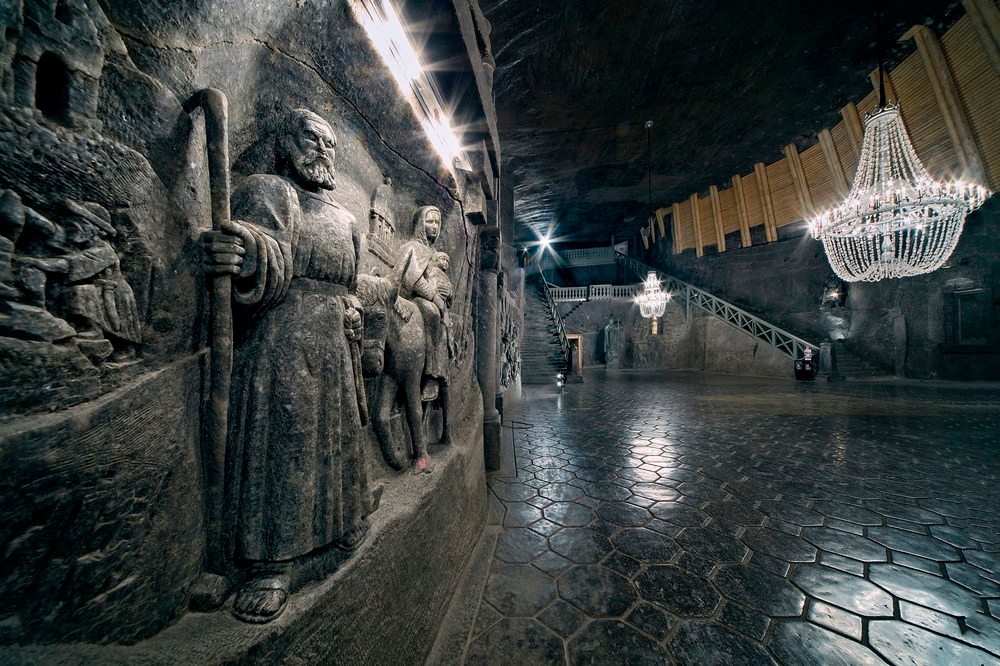 The Wieliczka Salt Mine is one of Poland's biggest attractions