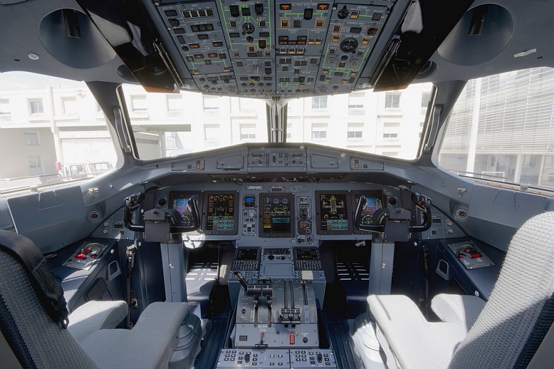 Cockpit of an ATR 72-600