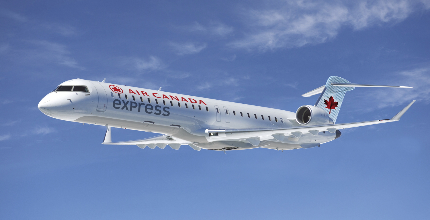 Air Canada Express CRJ-900. Click to enlarge.