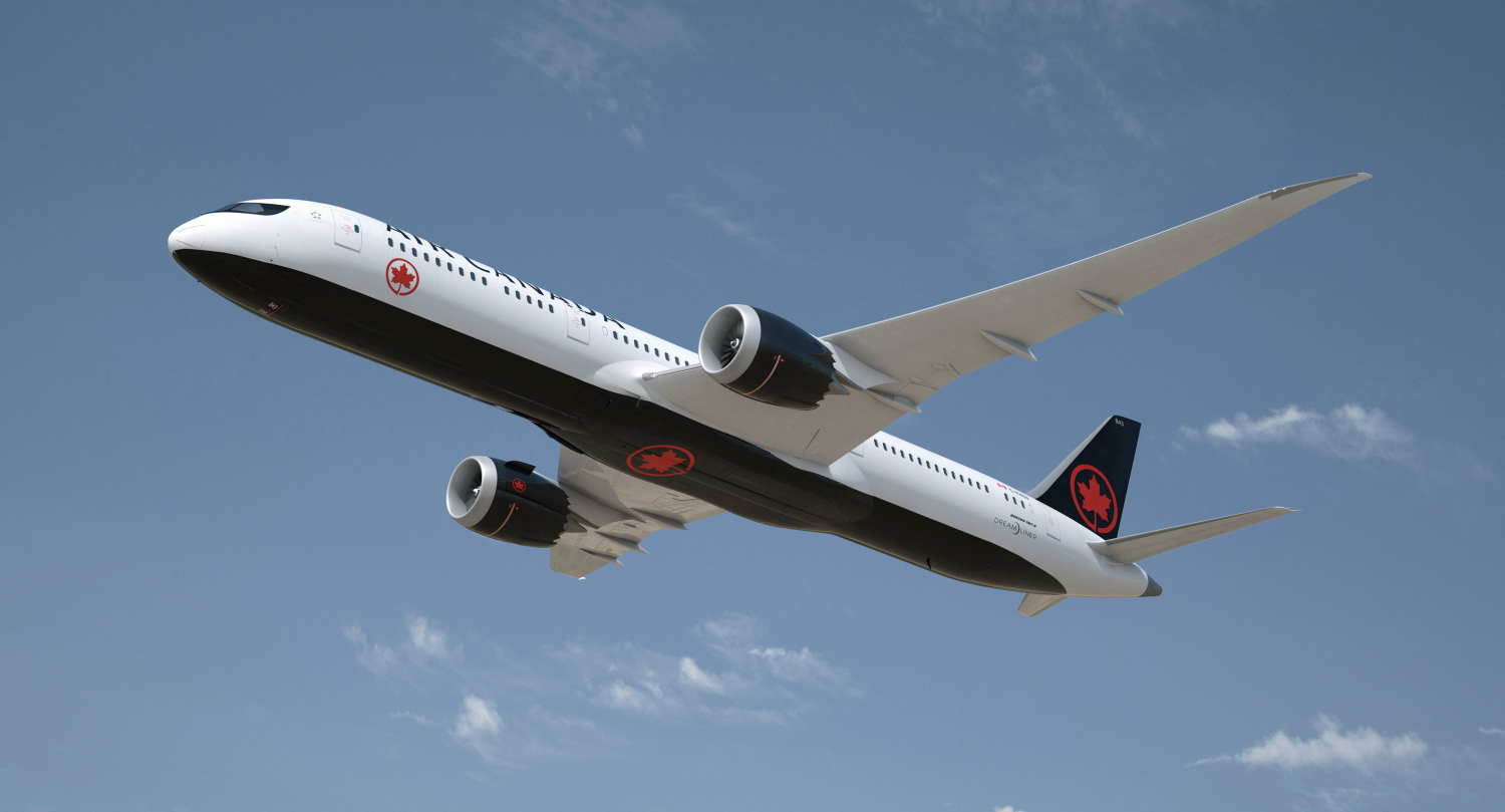 Air Canada Boeing 787-8. Click to enlarge.