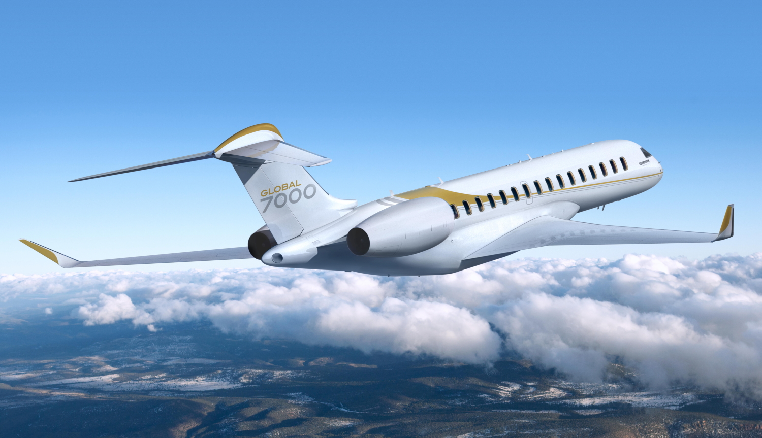 Bombardier Global 7000. Click to enlarge.