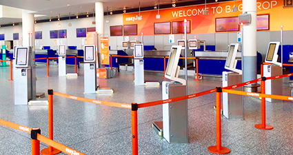 Bristol Airport in England has started trials of the latest self-service bag drop technology