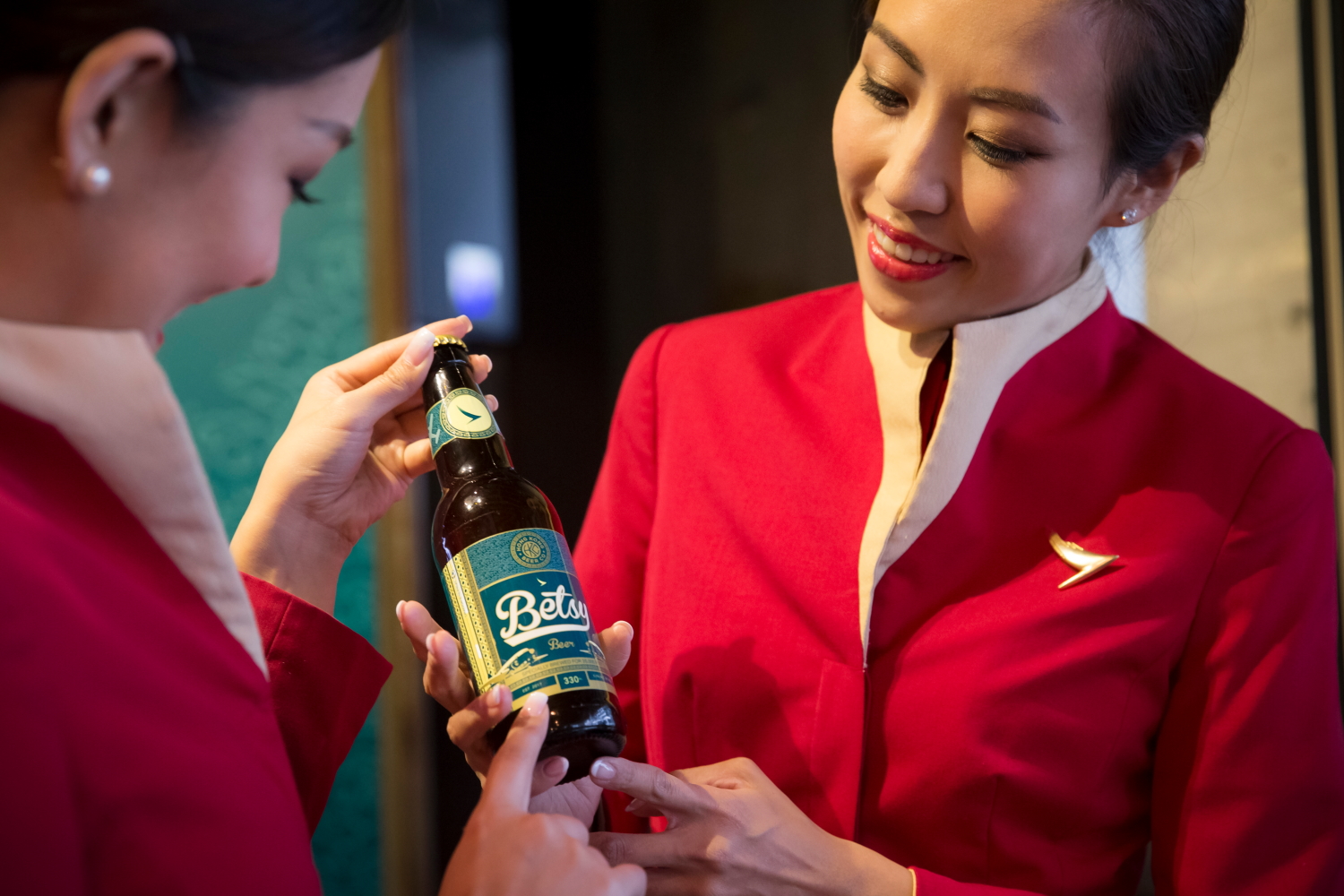 Cathay Pacific to serve Betsy Beer on more fLights