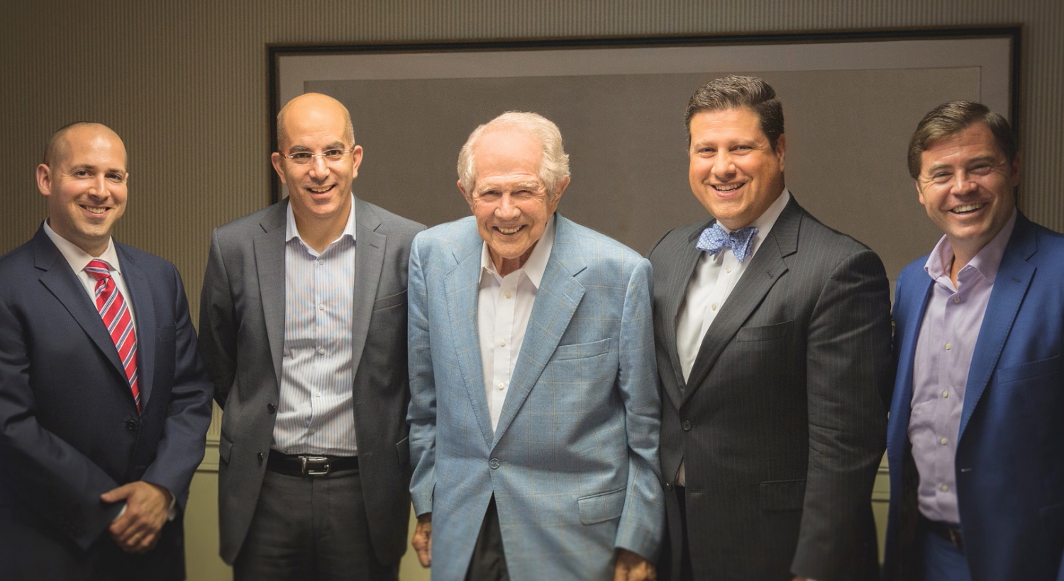 Left to right: Sam Friedman – Director Sales, Cyberbit, Adi Dar, CEO, Cyberbit, Dr. M.G. “Pat” Robertson, Regent Founder, Chancellor and CEO, Dr. Gerson Moreno-Riano, Regent Executive Vice President and Stephen Thomas, VP Sales, Cyberbit.