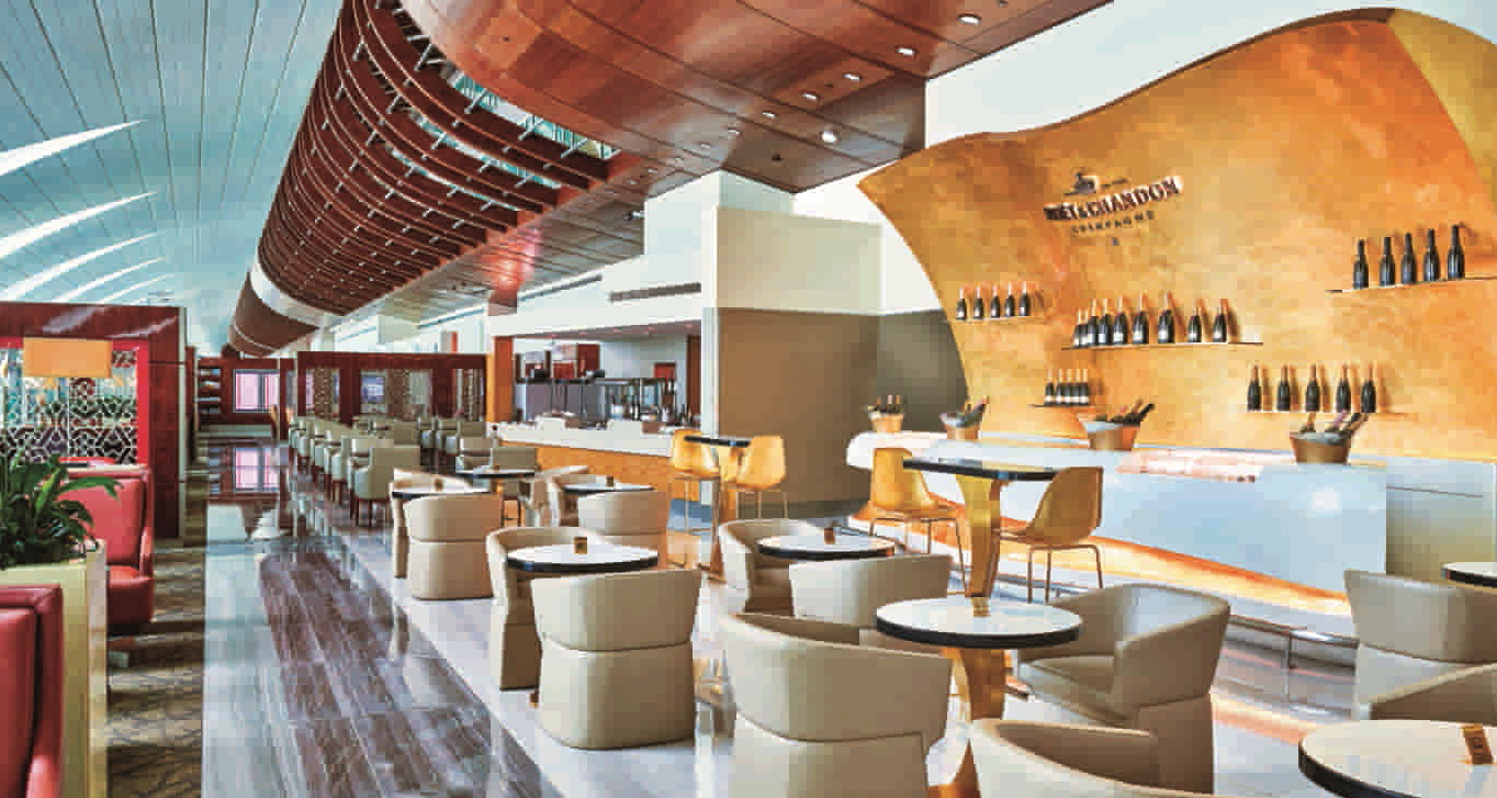 Emirates Moet Chandon Champagne Lounge