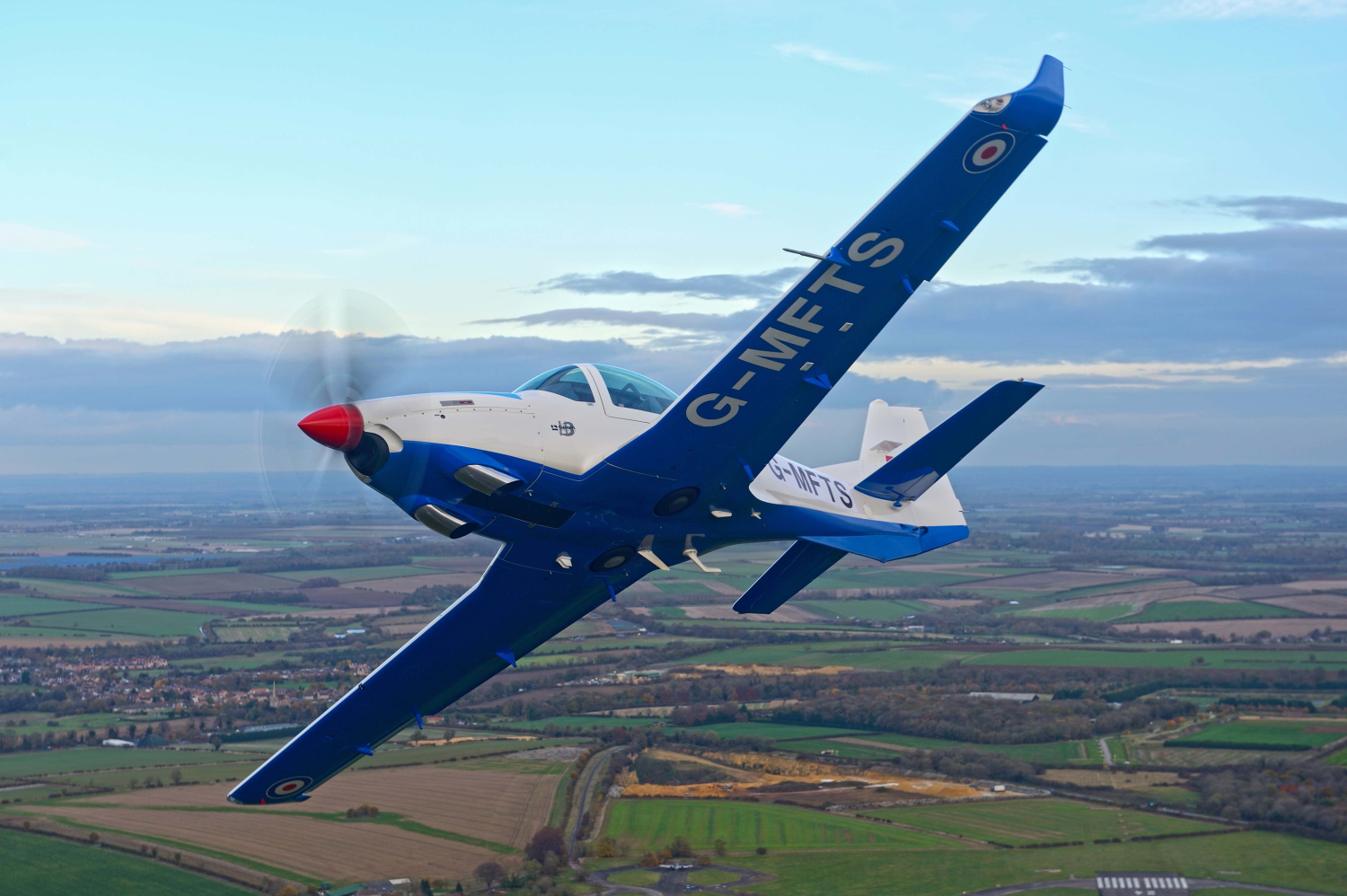 Affinity Flying Training Services' Grob 120TP has achieved Military Release to Service, moving the aircraft a step closer to commencing its role as the next Elementary Flying Training aircraft for the UK Ministry of Defence. (picture: Jamie Hunter).