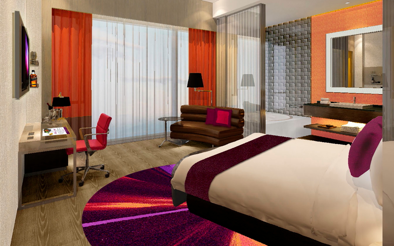 Deluxe Room at the Hard Rock Hotel Shenzhen, China