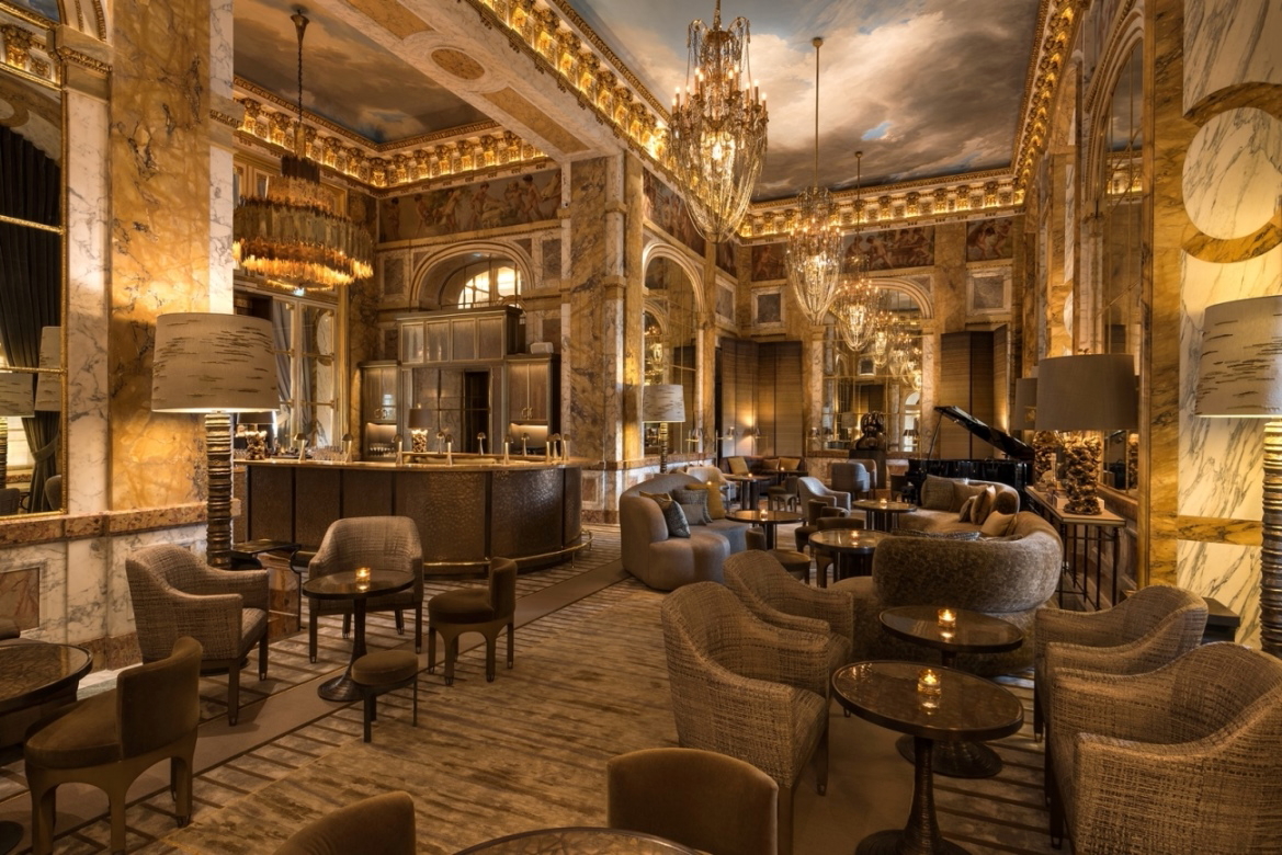 Bar Les Ambassadeurs at Hotel de Crillon in Paris, France