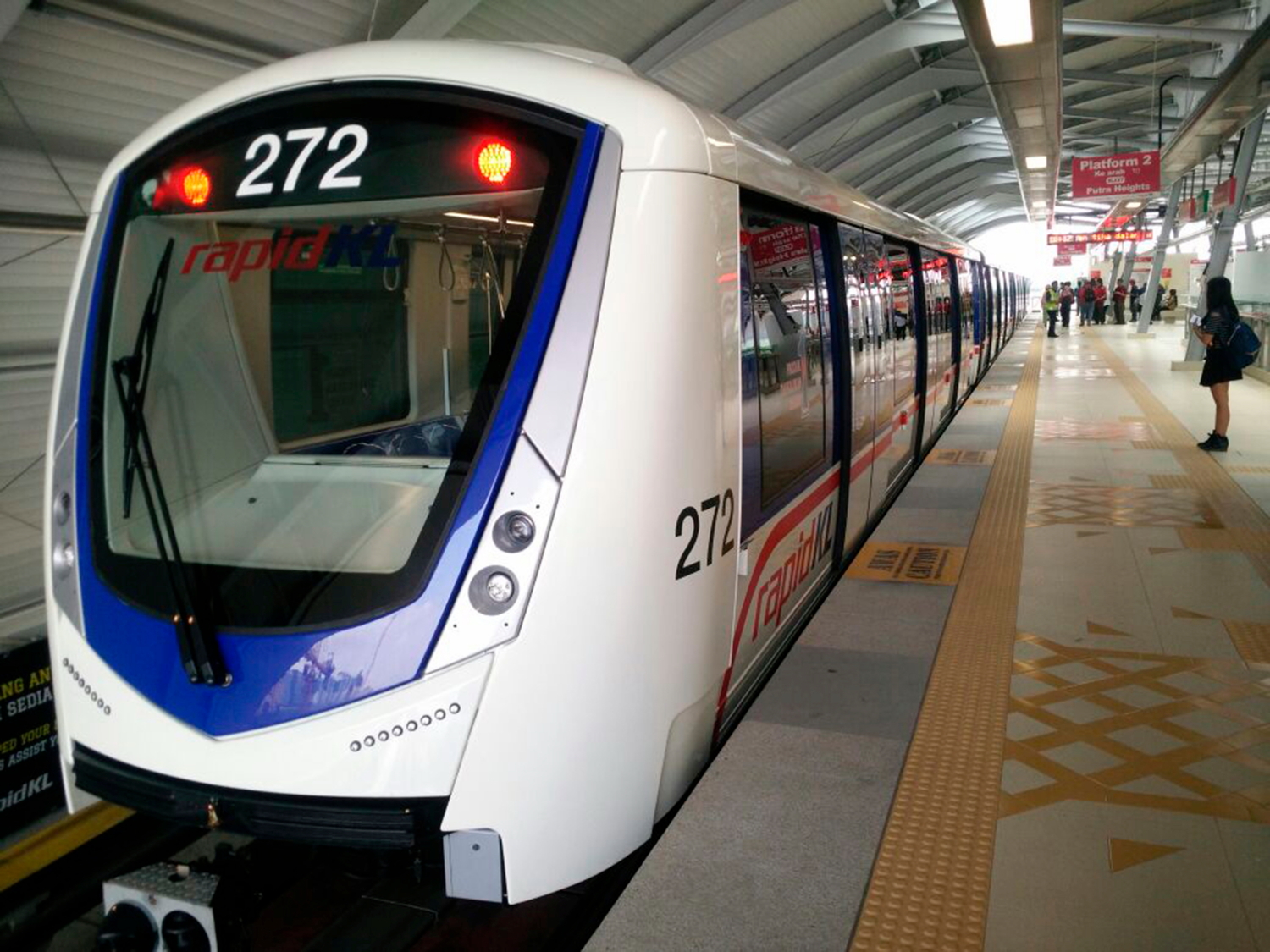 First INNOVIA Metro 300 train in Kuala Lumpur, Malaysia