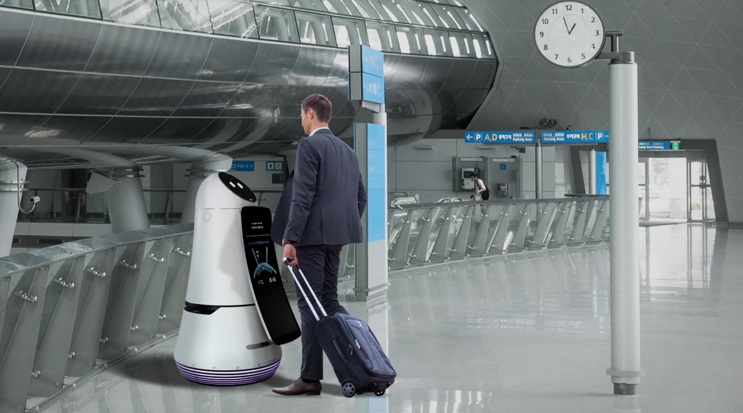 LG Airport Guide Robot