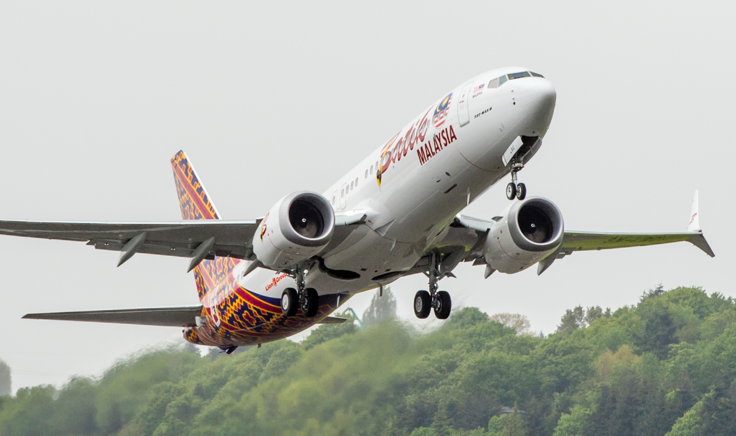 Malindo Air Boeing 737 MAX 8. Click to enlarge.