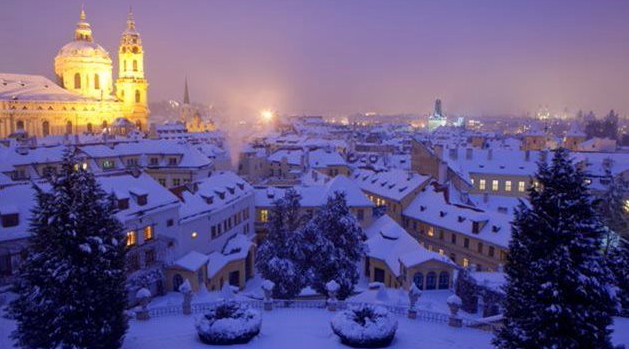 Prague under a blanket of snow (pic: Prague Tourist Board)