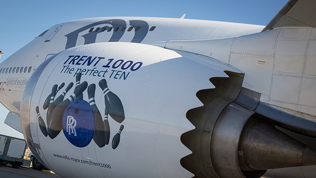 The Rolls-Royce Trent 1000 TEN, which will power all variants of the Boeing 787 Dreamliner, has been granted full flight certification from the European Aviation Safety Agency (EASA). This important milestone comes as the first set of passenger engines are delivered to the Boeing facilities in Seattle, ready for entry into service later this year. Click to enlarge.