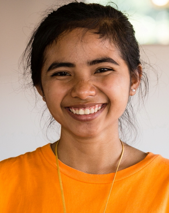 Restaurant student at the Sala Bai Hotel School in Siem Reap, Cambodia. Click to enlarge.