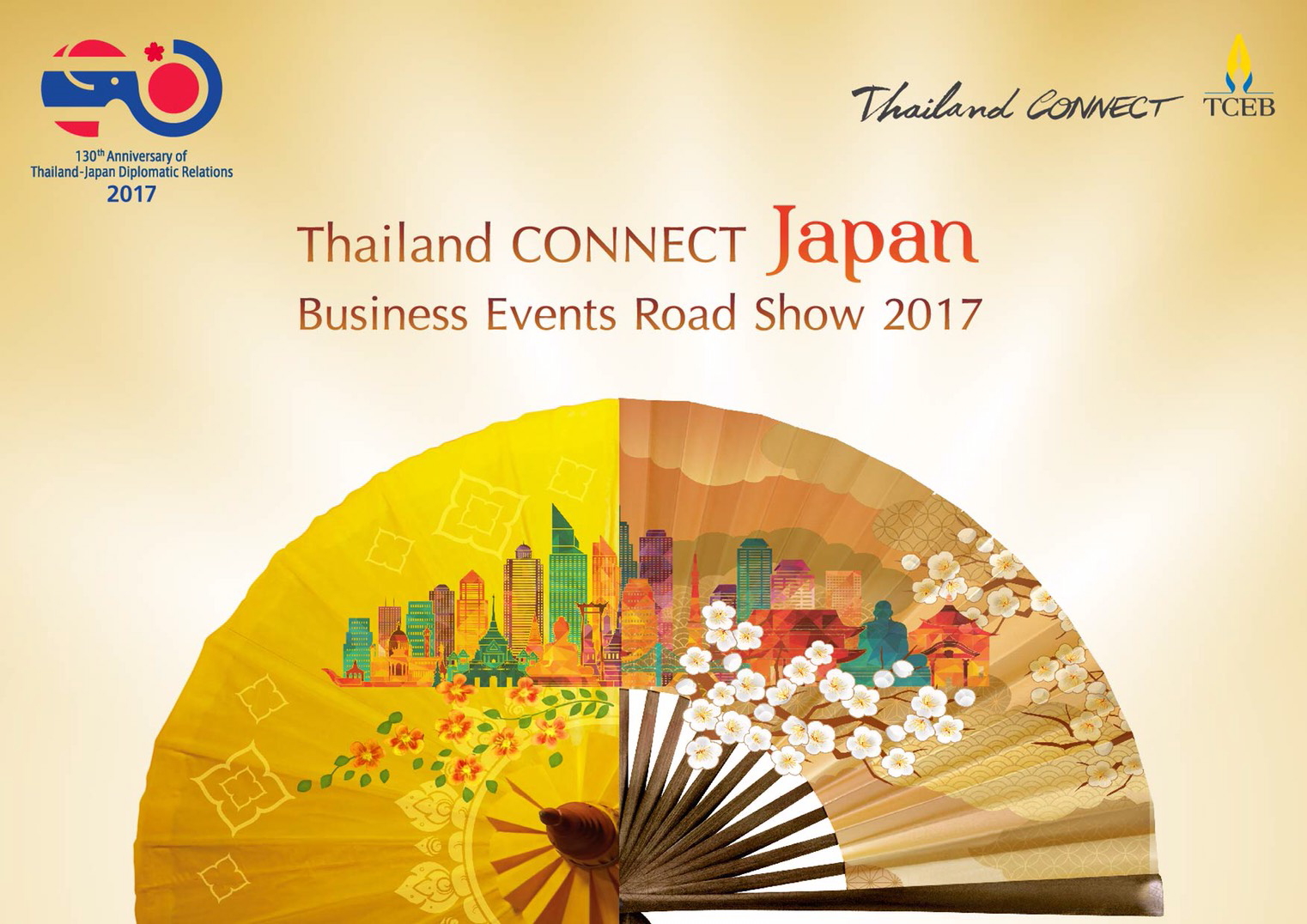 Thailand Connect: Japan Business Events Road Show 2017 will take place in Tokyo 2-3 March 2017